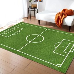 Carpet Sports grass football field carpet living room home decoration sofa table large area carpet children's game anti slip floor mat decoration 231107