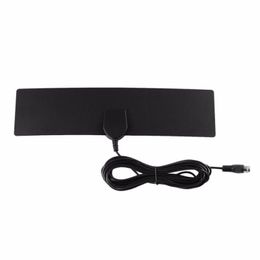 Freeshipping HDTV Digital Indoor& Outdoor Ultra Thin TV Antenna High-definition Full 1080 4K 25 Miles Range Digital Signal Reception Jegpe