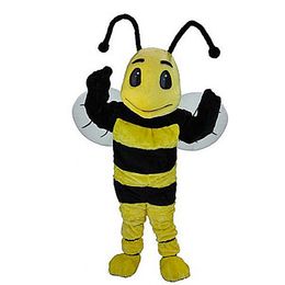 Halloween BEE Mascot Costumes Cartoon Character Adult Women Men Dress Carnival Unisex Adults