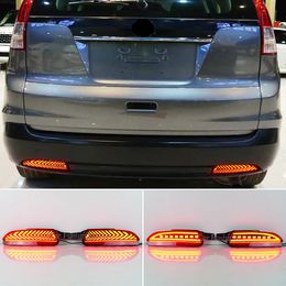 For Honda CRV 2012 2013 2014 LED Rear bumper Turn Signal Light LED Tail Brake Driving Light Fog lamp