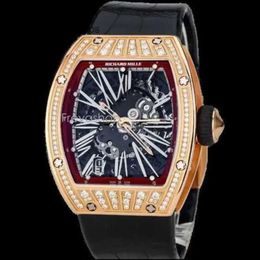 Richarmill Movement Watch RM Wristwatch Original Gold Rose Casual Fashion Wrist Watch Hine TEXC Rm-023 Diamond Titanium Chronograph Racing watch