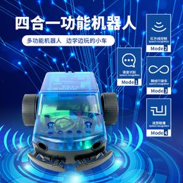 Other Toys Scientific Experiment Set Children's Function Car Development Intelligent Assembly Multifunctional Induction Robot Toy 231107