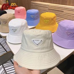 Fashion Style Designer Triangle Letter Bucket Hats Luxury Beach Caps Donna Uomo Relax Sport Cappelli traspiranti Regalo di alta qualità