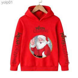 Men's Hoodies Sweatshirts 2022 New kids hoodie Christmas Gift Hoodie for Children Girls Boys 4-14 Years Old Sports HoodieL231107