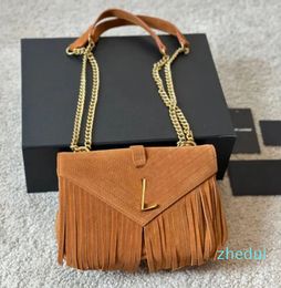 Tassel Messenger Bag High Quality fashion classic Fall/Winter must-have shoulder