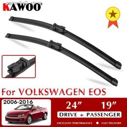 Windshield Wipers KAWOO Wiper Front Car Wiper Blade Blades for EOS 2006 - 2016 Windshield Windscreen Window Wash 24"+19" Auto LHD RHD Q231107