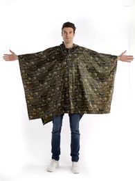 Raincoats Polyester PVC Camouflag Foreign Trade Raincoat Cape Adult One-piece Hiking Outdoor Riding Poncho