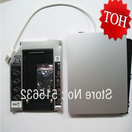 Freeshipping case for Apple Macbook Pro unibody 13" HDD SSD Optibay Adapter Caddy Kit USB DVD Case Nmuae
