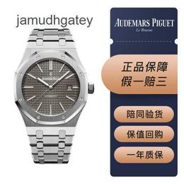 Ap Swiss Luxury Wrist Watches Royal Oak Series 15400st Precision Steel Grey Dial Men's Fashion Leisure Business Sports Machinery Wristwatch YZQT