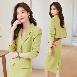 Women's Two Piece Pants Formal Women Business Suits With And Jackets Coat Blazers Feminino OL Styles Elegant Professional Pantsuits Trousers