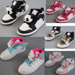 kids shoes cartoon one shoes Children boys running shoes black mid sneaker Chicago designer blue trainers baby kid youth infants Sports Athletic sneakers