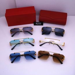 Unisex Designer Sunglasses Casual Stylish Ct Six Colours Available Adumbral Sunglasses with Letters Printed Y018G5112