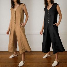 Maternity Bottoms Clothes Suspenders Trousers Pants 2023 Linen Loose Pregnant Women Rompers Overalls Jumpsuits Pregnancy Clothings