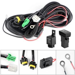 Lighting System Other H8 881 Fog Light Lamp Wiring Harness Socket Wire Connector With 40A Relay & ON/OFF Switch Kits Fit For LED Work Ba