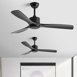 42/52Inch Black Industrial Ceiling Fan Living Room Household Use Restaurant Commercial Office DC Without A Lamp Strong Winds