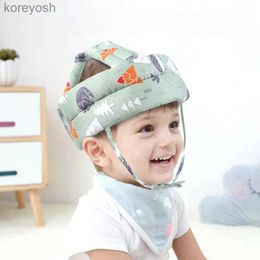 Pillows Baby Safety Helmet Head Protection Headgear Toddler Anti-fall Pad Children Learn To Walk Crash Cap Four Seasons Toddler HatL231107