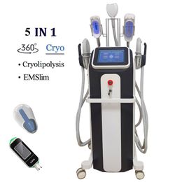 Cryolipolysis fat freeze machine ems muscle building 360 cryo weight loss hiemt emslim body contour machines