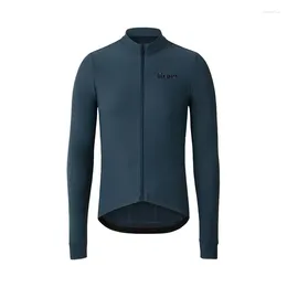 Racing Jackets Gicaer 2023 Classic Winter Cycling Clothing Men Long Sleeve Thermal Fleece Bike Jersey Pro Team High Quality Bicycle Shirt