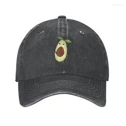 Ball Caps Fashion Unisex Cotton Cute Avocado Mom Baseball Cap Adult Veganism Adjustable Dad Hat Men Women Sun Protection