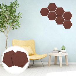 Frames Felt Hexagon Tile Board Backdrop Wall Sticker Pink Office Decor Self-adhesive Memo