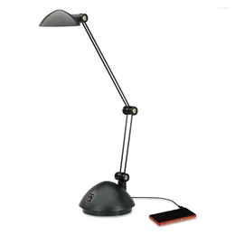 Table Lamps Desk Light Twin-arm Task Led Lamp With Usb Port Eye Protection Durable Furniture Accessories Office