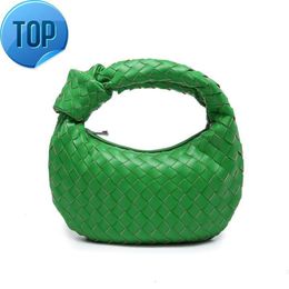 Designer Woven Bag Knotted Handle Shoulder Green Summer Lady Cross Body Hobo Casual Handbag B Bags6h
