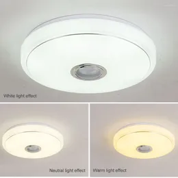 Ceiling Lights Bluetooth-Compatible Speaker Phone APP Control Music Light 2800K-6500K Dimmable Colourful For Children Room
