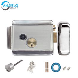 Electric Door Lock Support Video Doorphone Intercom System Control Gate Smart Door Lock Metal Electric Control Lock