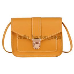 Shoulder Bags Women's Bag 2023 New Pu Elegant Women's Crossbody Bag Simple Spelling Colour Mini Bagcatlin_fashion_bags