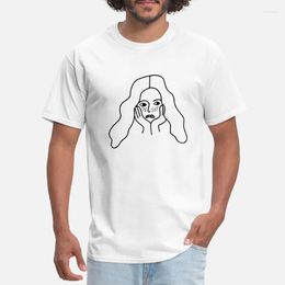 Men's T Shirts Funny Stick Figure Print Oversized T-shirt Hip-hop Cotton O-Neck Summer Male Causal Fashion Streetwear