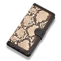 Snake Leopard Zebra Print PU Leather Flip Case For iphone 15 14 13 12 11 8 Plus Luxury Stand Magnetic Card Slots Wallet Cover Shockproof Bumper Anti Drop