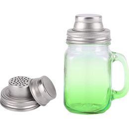 Mason Jar Shaker Lids Stainless Steel cover for Regular Mouth Mason Canning Jars Rust Proof Cocktail Shaker Dry Rub Cocktail 70mm LL