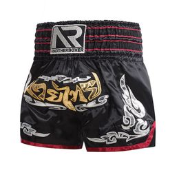 Boxing Trunks Muay Thai Shorts Mma Boxing Apparel Men's Women's Kids Workout Bodybuilding Gym Sports Training Shorts Fight Kickboxing Pants 230404