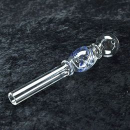 11 inch Jumbo Size Swirl Bubble Oil Burner Pipe Dual Bubbles Smoking Pipes with Fantastic Capacity