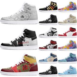 New Customised Shoes 1s winter DIY shoes Basketball Shoes men 1 female 1 Anime Customised Character Leisure Trend Outdoor Shoes