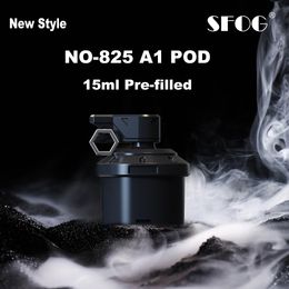 Değiştirilebilir Pod SFOG NO-825 A1 PODS Vapes Tek Kullanımlık puf 10000 Puff 15ml E-sıvı Önceden Doldurulmuş Manyetik Tasarım Örgü Bobin 12 Tatlar Büyük Buhar Kalemi