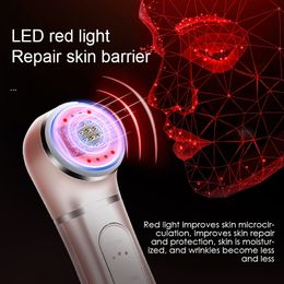 High Quality Household Facial Beauty Instrument EMS Microcurrent RF Radio Frequency Rejuvenation Light Cold Heat Beauty Apparatus Radio Frequency Light Therapy