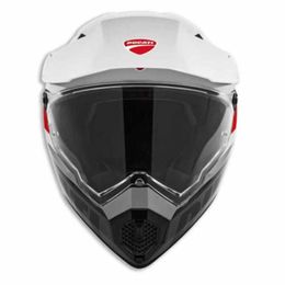 AGV Full Helmets Men's And Women's Motorcycle Helmets Ducati Desert X Enduro Helmet Grey/Red *BrandNew WN-DN0L