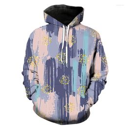 Men's Hoodies Fashion Casual Boy Girl Kids Graffiti Art Painting Printed 3D Streetwear Men Women Children Sweatshirts Long Sleeve Tops