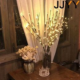 Christmas Decorations New 2024 Creative Willow Twig Branch Lights 20 LEDs Christmas Decoration for Home Noel Kerst Xmas Decoration Navidad 2023 R231107