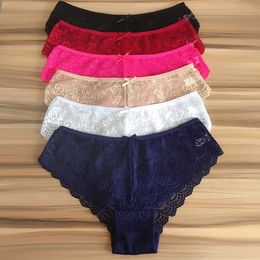 Women's Panties 10 pieces/set Women's underwear Sexy underwear Large size M-XXL lace underwear Women's underwear Transparent women's underwear Culotes seamless 230407