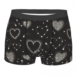 Underpants Funny Boxer Shorts Panties Briefs Men Love Pattern Underwear Soft For Male Plus Size