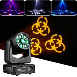 Moving Head Lights YUER Professional Stage DJ Spot Moving Head Lights 150W Bee Eyes LED Moving Head Disco Wedding Party DMX Stage lighting 15CH Q231107
