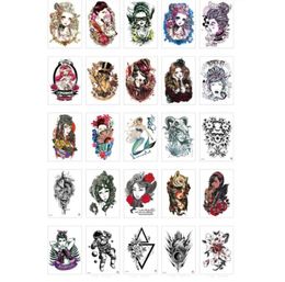 Forearm Half Sleeve Temporary Tattoos For Men Women Adults Mixed Pattern Fake Tattoo Stickers9791871