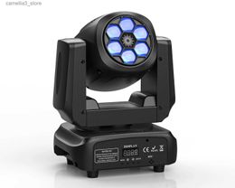 Moving Head Lights RGBW 4 in1 LED Bee Eye Laser Rotating Beam Effect Club Moving Head DJ Disco Event Stage Light Q231107