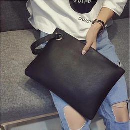 Evening Bags Fashion Solid Women Clutch Bag Leather Envelope Vintage Party Female Clutches Handbag High Quality