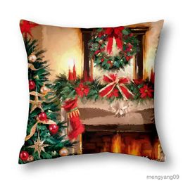 Christmas Decorations Christmas Cushion Cover - Upgrade Your Living Room Decor With Festive Feel Home Decor case art cushion cover R231107