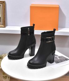 23 Luxurious Brand Womens Boots High Heel 9.5CM Ankle Booties Martin Winter Outdoor Size 35-42