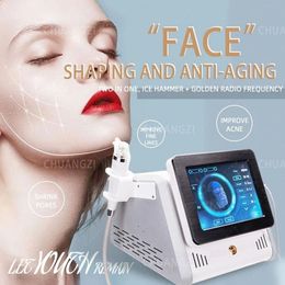 Beauty Microneedle Roller RF Fractional Microneedling Anti-Aging Machine with Cold Hammer RF Face Lifting Stretch Marks Remover