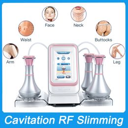 New Cavitation RF Slimming Machine Home Use Body Shaping Face Lifting Skin Tightening Radio Frequency Anti Aging Wrinkle 80K Ultrasonic Fat Loss Weight Reduce